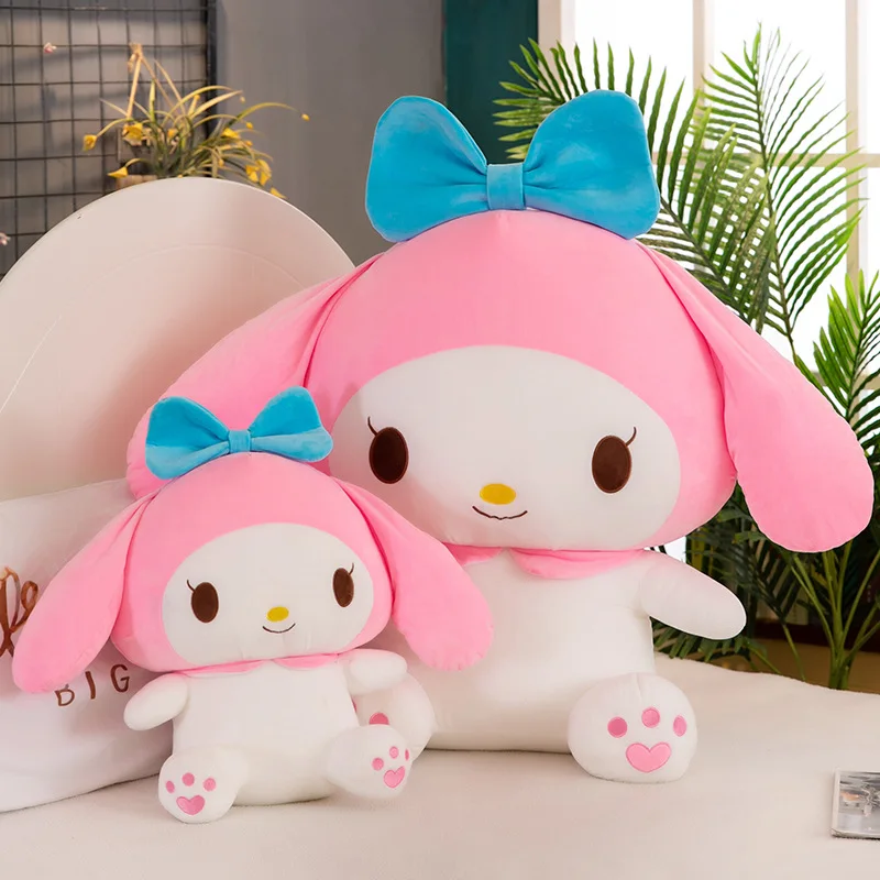 Play 60CM Sanrio Series Plush Play Anime Melody Stuffed Doll Bedside Soft Cushio - £37.03 GBP