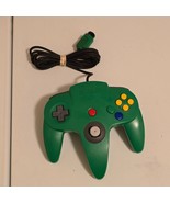 Authentic Nintendo 64 GREEN Controller OEM N64 Remote NUS-005 - New Stick - $46.52 CAD