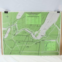 Niagara Falls &amp; Area Tour Map Kiwanis Club of Stamford Canada 37.5&quot; x 17.5&quot; - £14.74 GBP