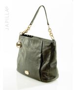 MICHAEL KORS BLACK PEBBLED LEATHER SHOULDER TOTE BAG! - $112.86
