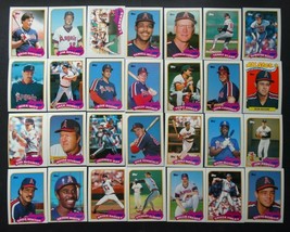 1989 Topps California Angels Team Set of 34 Baseball Cards With Traded  - £3.58 GBP