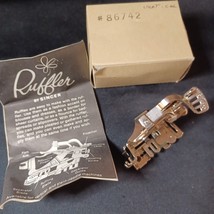 Singer Ruffler Foot For Sewing Machine Made In Japan #86742 w/Box &amp; Inst... - $8.91
