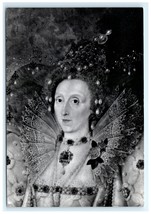 Queen Elizabeth I Portrait Face Close Up Vintage Postcard - $7.00