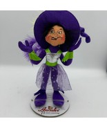 Annalee 2019 Witch Elf Doll 9&quot; Limited Edition Halloween Poseable Felt F... - $34.99