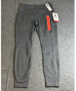 Mondetta Woman&#39;s Brushed Jacquard High Waist Pockets Legging Black Size ... - $14.79