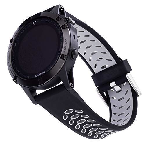WITHit Replacement Bands for 26mm Garmin Fenix 5X, 5X Plus and 6X , 2-Pack - $7.69