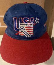 Vtg 1994 USA Fifa 94 World Cup Snapback Hat  - £29.58 GBP