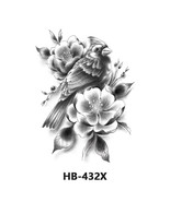 Temporary Fake Tattoos Waterproof flower Sticker Womens Mens Body Arm Le... - $3.75