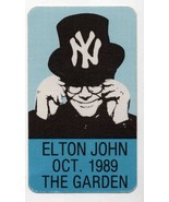 Elton John 1989 Madison Square Garden Backstage Pass New York - £15.59 GBP