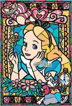 New Stained Glass Art Alice In Wonderland Wondering Counted Cross Stitch Pattern - £3.94 GBP