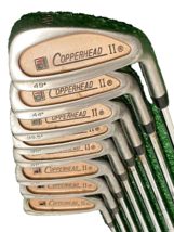 Dynacraft Copperhead II Iron Set 3-PW Men&#39;s RH Plus 0.5&quot; Regular Steel 5i 38.5&quot; - £77.32 GBP