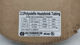 HeatShrink Tubing HS367-CR ( 1&quot; ) - 100 Ft. Spool - Clear  2:1 Polyolefin - $27.40