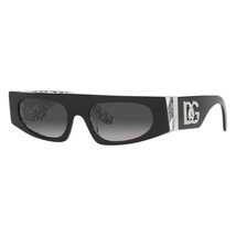 DOLCE&amp;GABBANA DG4411 33898G Black On New Graffiti/Gray Gradient 54-19-140 Sun... - £162.65 GBP