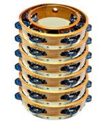 SIX SETS OF TWO CHURCH TAMBOURINES CP Brand New Quality Sound Wooden CP ... - $126.00