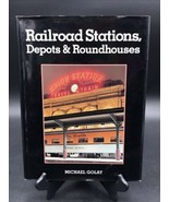 Railroad Stations, Depots &amp; Roundhouses by Michael Golay. (2000, Hardcover) - $6.79