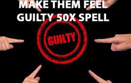 50x COVEN CAST MAKE THEM FEEL GUILTY WORKS CEREMONIAL MAGICK Witch Cassia image 2