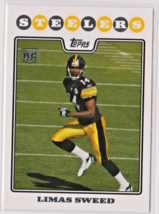 Limas Sweed on fron &amp; Justin Forsett on Back--ROOKIE ERROR 2008 Topps CARD #362 - $3.95