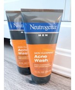 2 Pk Neutrogena Men Skin Clearing Daily Acne Face Wash 5.1 fl oz, Salicy... - £23.23 GBP