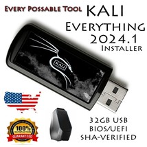 Kali Linux 2024.1 Everything Installer Usb - Latest Version Every Pentest Tool - $14.84