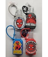 Set of 4 Marvel Spiderman Silicon Carrying Case for Mini 1oz Hand Sanita... - £9.40 GBP