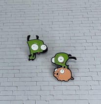2 Pieces Gir, Gir On A Pig Enamel Pin 1.1 Inch Invader Zim Backpack Pin - £11.23 GBP