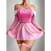 5 pcs Princess Aurora Sexy Cute Dress Lingerie Set M  - $276.65 MXN