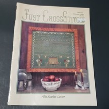 Just Cross Stitch Magazine Jan Feb 1988 The Scarlet Letter - $7.43