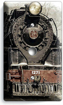 Steam Engine Train Old Railroad Locomotive Light Dimmer Cable Plates Room Decor - £8.09 GBP