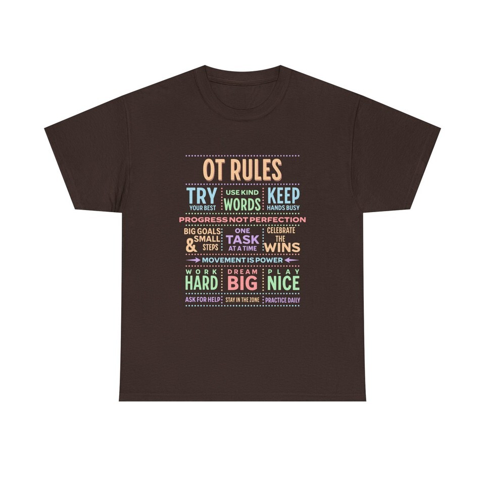 Occupational Therapy Shirt, OT Rules, Cota shirt, OT Shirt, OTA Shirt Item image 13
