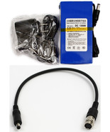 12 Pin Hirose Zoom Power Pack Cable + Battery for 2/3&quot; B4 lens Panasonic... - $42.56