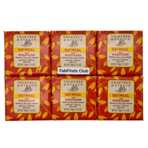 Crabtree &amp; Evelyn Oatmeal Bar Soap Triple Milled 21oz (6x3.5oz) 6pc Set - £21.06 GBP