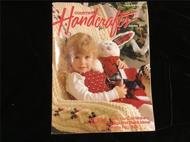 Country Handcrafts Magazine Holiday 1991 Crochet, Knitting, Cross-Stitch Project - $10.00