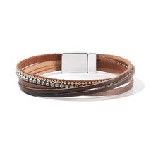 WYBU 41 Chakra Bracelet for Women with Colorful Stone Leather Wrap Healing Bead  - £8.62 GBP