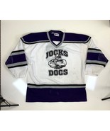 Vtg Mens Hockey Kobe Jersey #13 Shirt Vintage Purple/White * Jocks &amp; Docs - $441.79 MXN