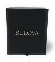 Bulova Watch Box Black  Men&#39;s &amp; Women&#39;s Display Storage Case 4.5x4x3in - $21.78