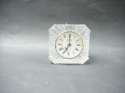 Crystal Legends  &quot;Jubilee&quot; Quartz Desk Clock - 24% Lead Crystal - $24.74