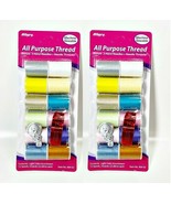 Allary Craft &amp; Sew 12 Spools All Purpose Thread - Assorted Colors - £6.22 GBP