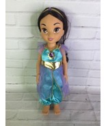 Disney Collection Aladdin Princess Jasmine Toddler Doll Toy 15in Blue Ou... - £16.25 GBP