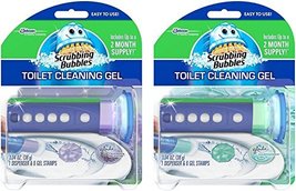 Scrubbing Bubbles Toilet Cleaning Gel, Lavender Meadow and Rainshower Variety Pa - £14.85 GBP