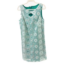Pim + Larkin White Lace over Green Lining Dress US Large - $18.81