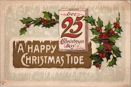 A Happy Christmas Tide Postcard PC671 - $14.99