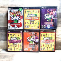 The Sims 2 Pc Game Bundle - Holiday Edition + 2 Expansion Packs + 3 Stuff! Euc! - £38.98 GBP