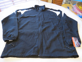 Holloway Athletic wind/water resistant sportswear jacket XL Mens black N... - $33.45