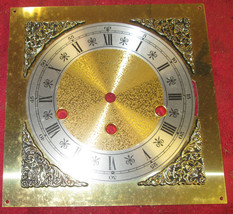 METAL BRACKET CLOCK DIAL NEW  WALL / MANTEL CLOCK  7 3/4&quot; NEW - £19.54 GBP