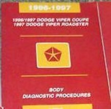 1997 DODGE VIPER BODY Service Repair Shop Manual DIAGNOSTIC DEALERSHIP 9... - $40.42