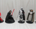 Star wars figures on bases red guard Kylo Ren Boba Fett Luke Skywalker +... - $12.86