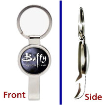 Buffy the Vampire Slayer Pendant or Keychain silver tone secret bottle o... - £9.77 GBP