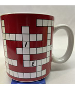 Crossword mug Build Your Own Crossword Puzzle Coffee Mug Tea Cup - £4.54 GBP