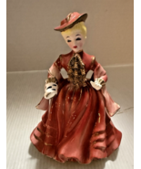 Vintage Napco Victorian Lady Figurine with Spaghetti A2625 - $26.49 CAD