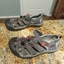 Keen Mens Outdoor Sandals Grey Black Size 6 - $34.65